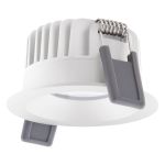 Ledvance LED spot Fix Aluminium Hvid 8W 680lm 36D - 930 varm hvid | Udsnit 68mm - IP44 - bedste farvegengivelse - dæmpbar