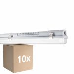 Fordelspakke 10x Ledvance LED Fugttæt Armaturhus MT Gen 3 IP65 | Egnet til 1x60cm LED Lysrør