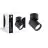 D'Lite Loft Spot Clio Sort Vipbar| Egnet til 1x GU10