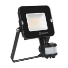 Ledvance LED projektør Kompakt sort 20W 2000lm 100D - 840 kold hvid | IP65 - symmetrisk - Bevægelses- og lyssensor
