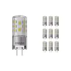 Fordelspakke 10x Osram Parathom LED Pin GY6.35 3.8W 470lm - 827 Ekstra Varm Hvid | Dæmpbar - Erstatter 40W