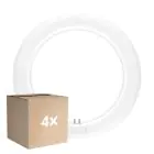 Fordelspakke 4x Ledvance LED Lysrør T9 Value Rundt (EM/Mains) 11W 1320lm - 840 kold hvid | erstatter 22W