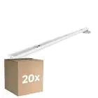 Fordelspakke 20x Noxion lysrender Click LED T8 | Egnet til 2x60cm LED Lysrør