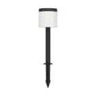 Eglo Jordspyd Lys Pantete Solar Sort 7W 830lm - 830 Varm Hvid | IP65 - Bevægelsessensor