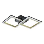 Eglo Loftlampe Calliera Stål Sort, Messing 18.4W 2500lm - 830 Varm Hvid | Dæmpbar